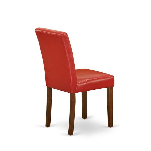 East West Furniture Abp3t72 Abbott Parson Chair With Mahogany Furniture Abp3t72 Abbott Parson Chair