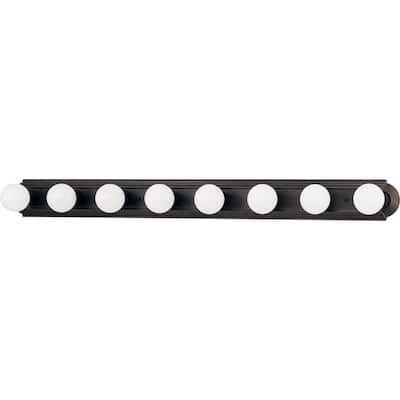 8 Light 48 In. Racetrack Vanity