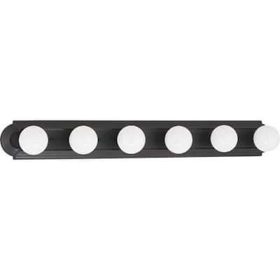 6 Light 36 In. Racetrack Vanity