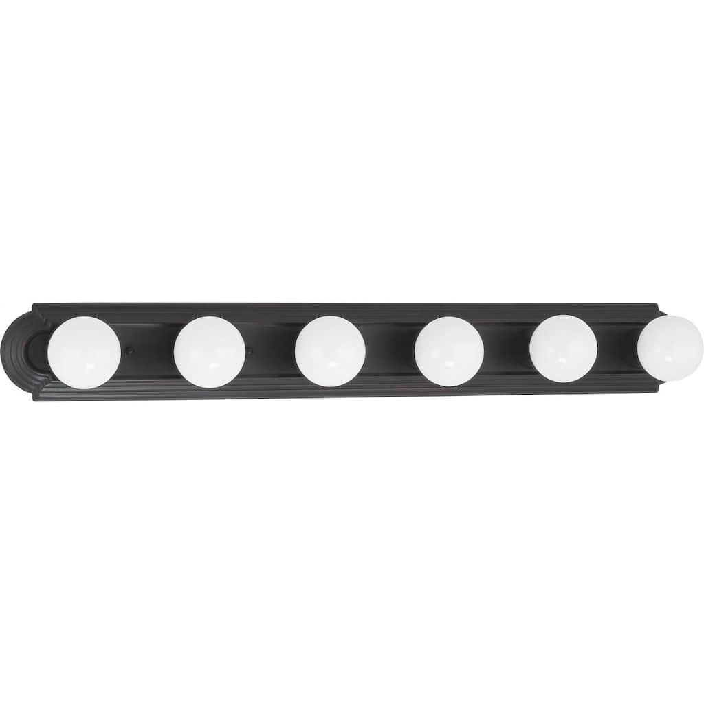6 Light 36 In. Racetrack Vanity
