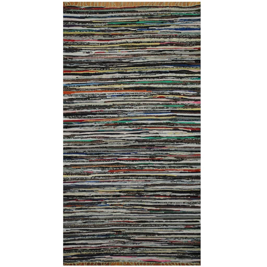 Handmade Wool Kilim (India) - 3' x 5'5