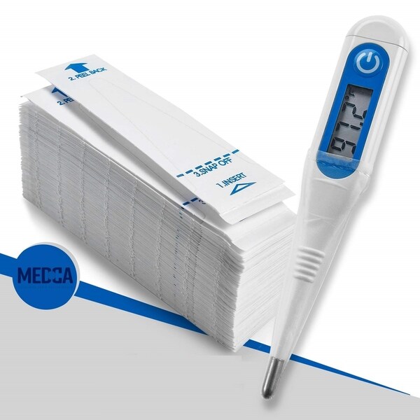 a digital thermometer