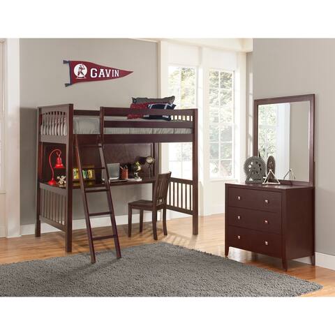 Pulse Loft Bed with Chair