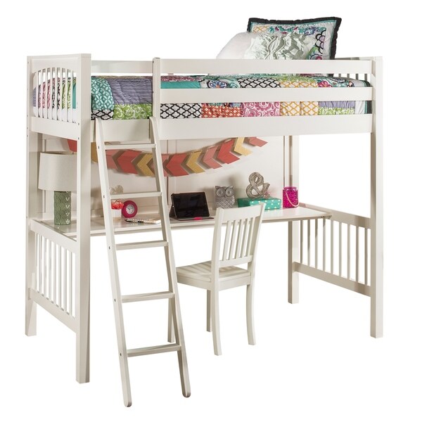 loft bed with chair