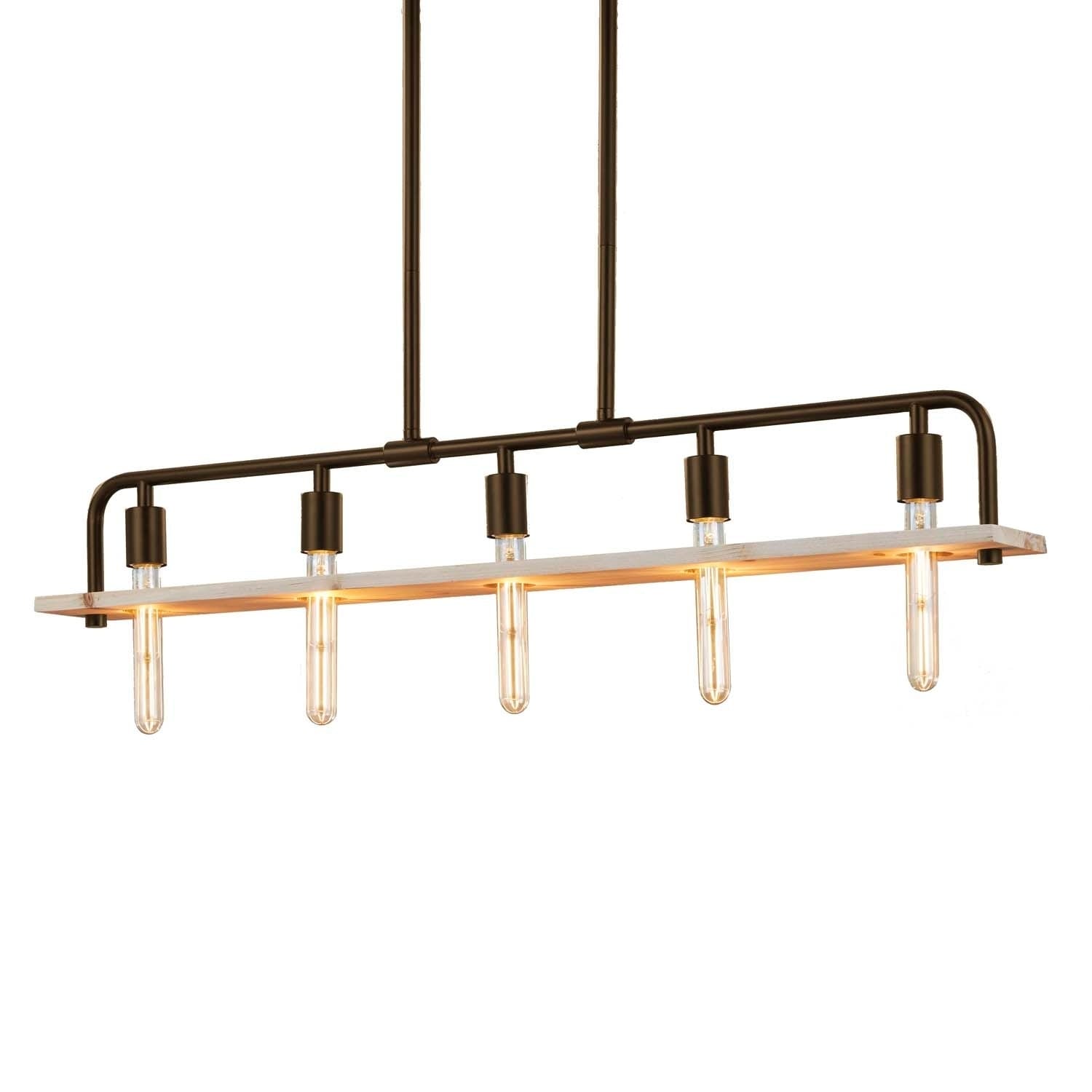 Justice Design Group Eco Bronx 5-light Dark Bronze Chandelier - Chandeliers For Bedrooms by Overstock.com