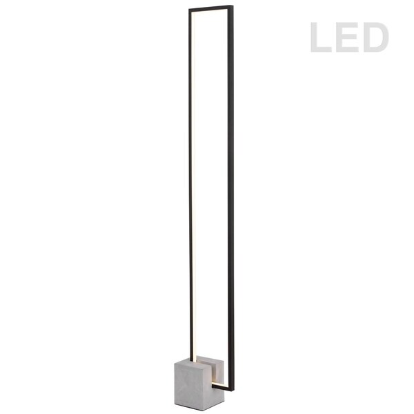 concrete base floor lamp