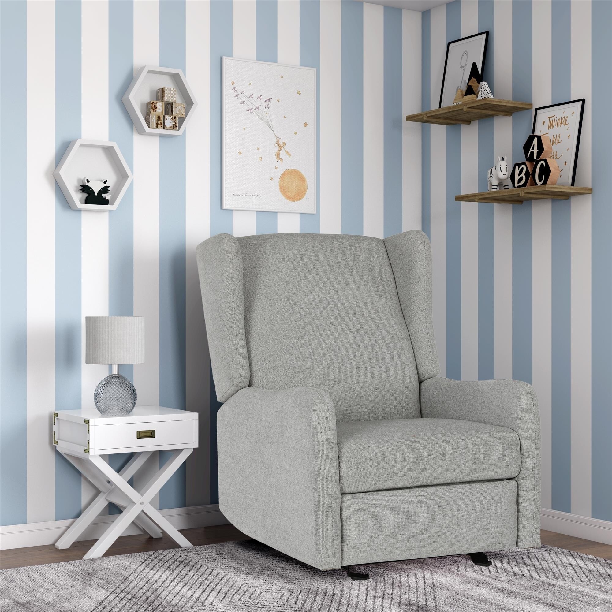 wingback rocker recliner