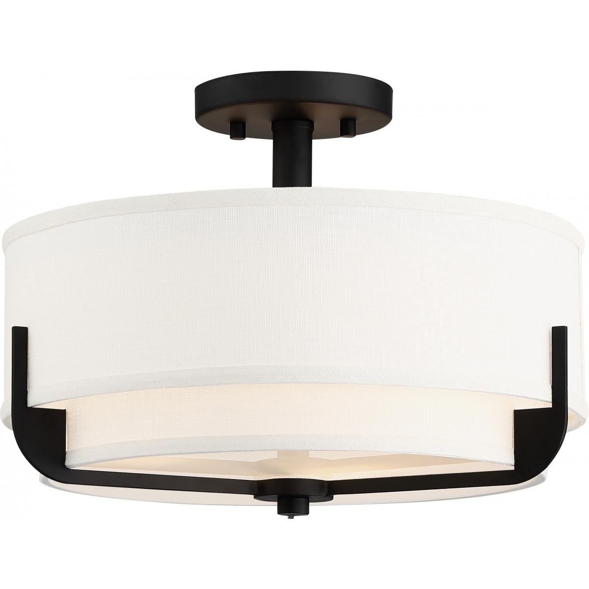 1 to 3 Nuvo Lighting Semi-Flush Mount Ceiling Lights - Bed Bath