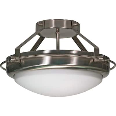 Polaris 2 Light 14 In. Semi-Flush