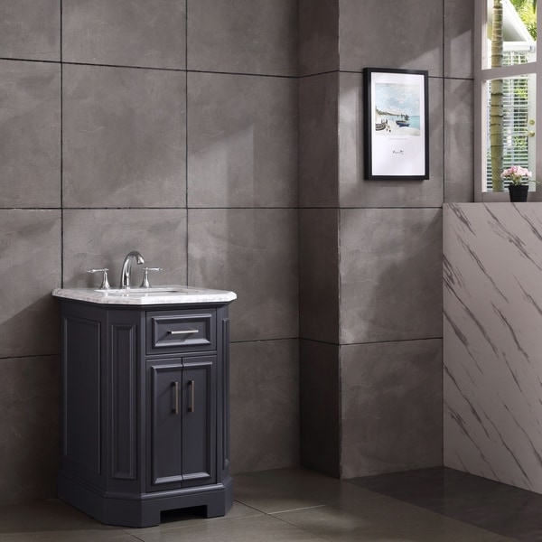 Eviva Glory 24" Dark Grey Bathroom Vanity