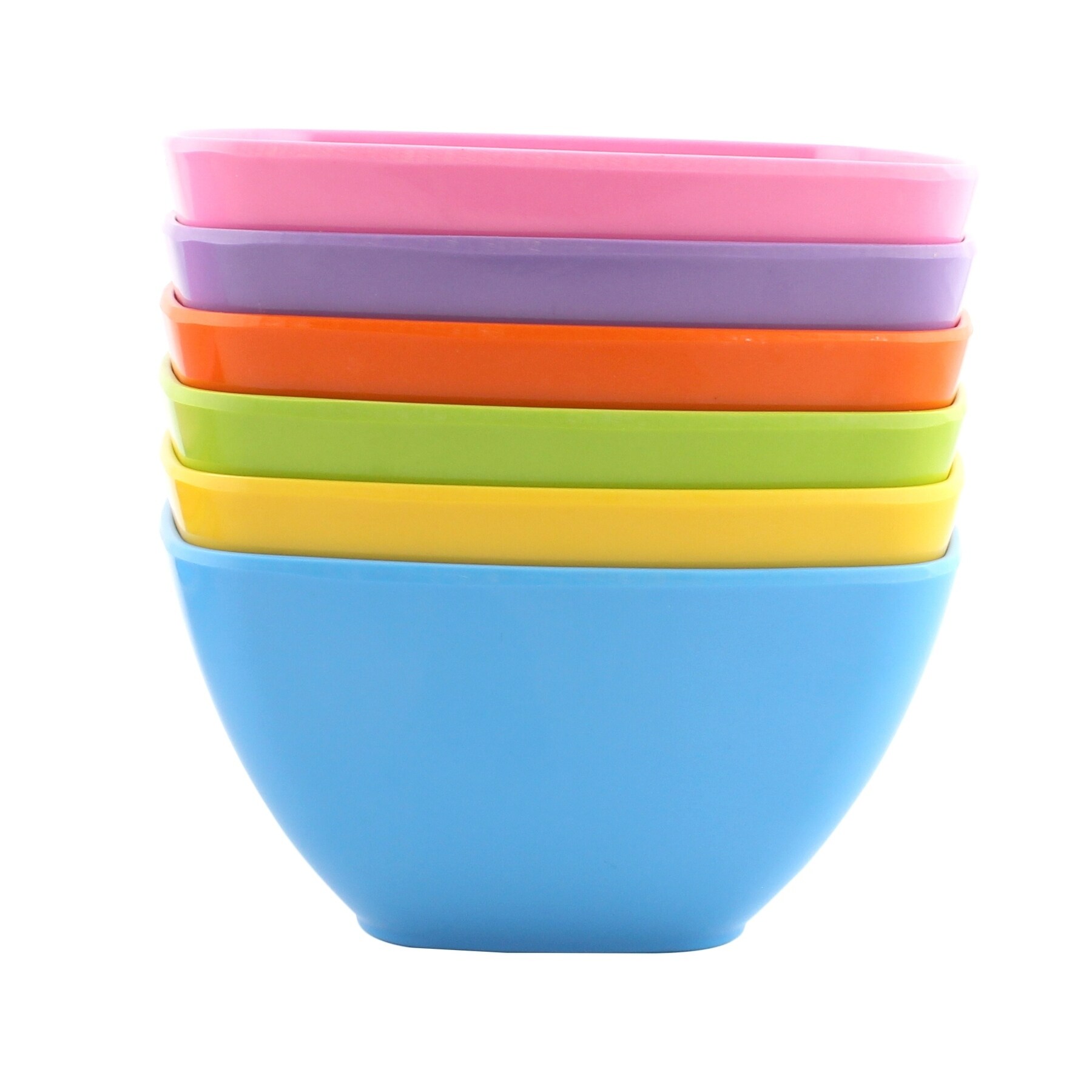 6Piece 6inch Round 100/% Melamine Salad Soup Cereal Bowl,Break-resistant,BPA Free