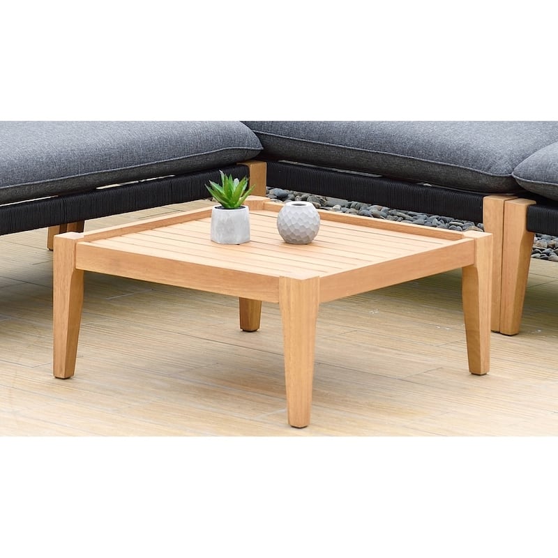 Amazonia Lazio Wood 4-piece Outdoor Patio Sectional Set - 4pc