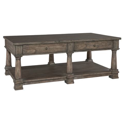 Rectangular Solid Wood Coffee Table - Lincoln Park