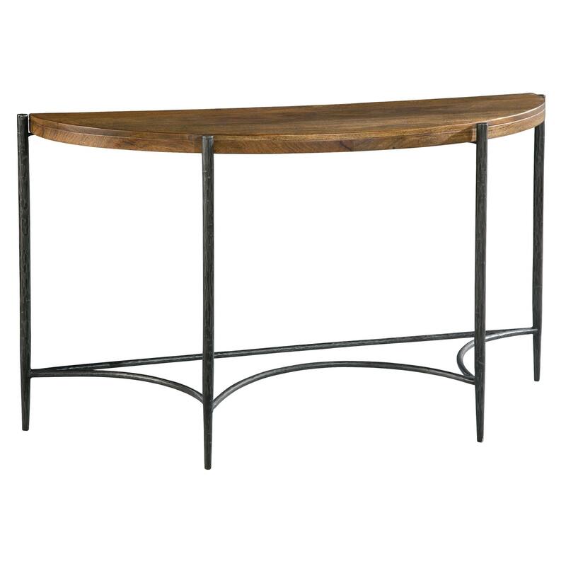 Solid Wood Demilune Accent Table - Hekman