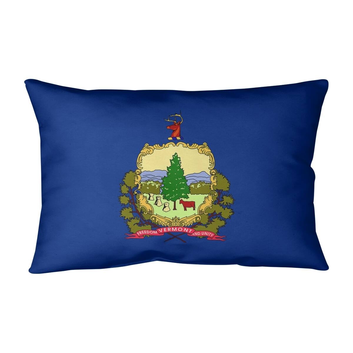 Vermont Flag Lumbar Pillow Bed Bath & Beyond 28384366