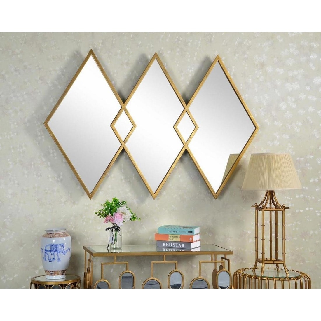 Overlapping Squares Wall Mirror