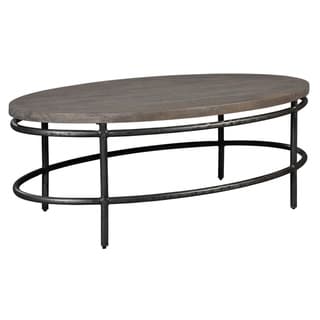 Oval Solid Wood Coffee Table - Sedona