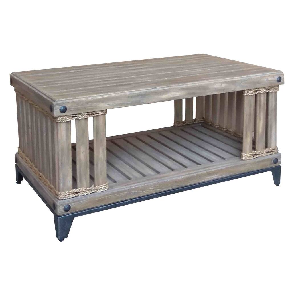 Rectangular Solid Wood Coffee Table - Hekman