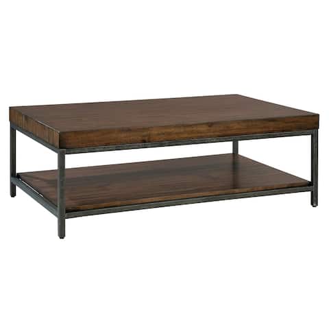 Rectangular Solid Wood Planked Coffee Table - Monterey Point