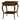 Square Solid Wood Accent Table - Rue De Bac