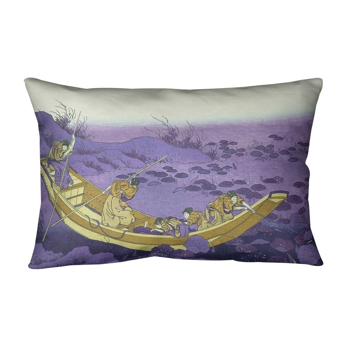 Boat Among the Lily Pads Lumbar Pillow Bed Bath & Beyond 28384705