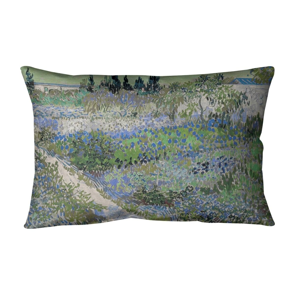 Bluhender Garten Mit Pfad Lumbar Pillow - Bed Bath & Beyond - 28384734