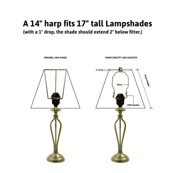 harp adapter for lamp