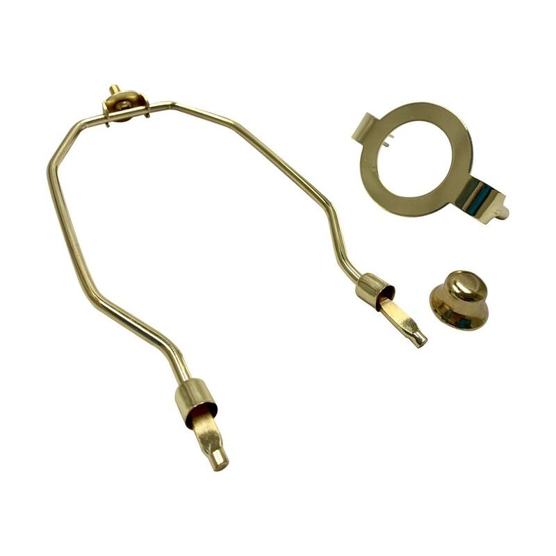 Slip Uno Adapter Converts your 12" high Lampshade to fit on Slip Uno Lamp Base (1 7/16" opening) - 9"h