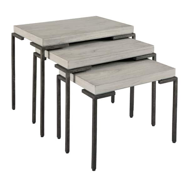 Rectangular Solid Wood Nesting Table Set - Sierra Heights - Bed Bath ...
