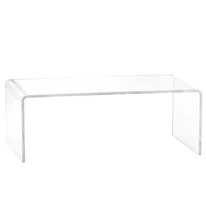 Large Condo Acrylic Coffee table ( lucite Coffee table)