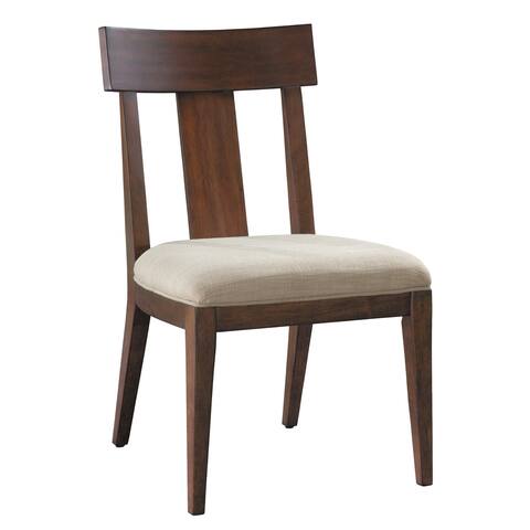 Solid Wood Slat Back Side Dining Chair - Monterey Point