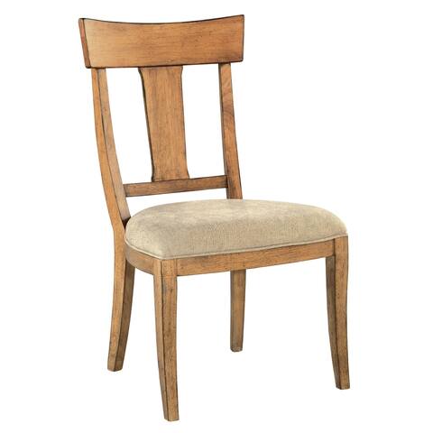 Solid Wood Side Chair Wood Back Dining - Wellington Hall