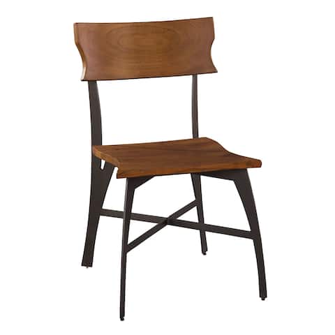 Solid Wood Live-edge Dining Side Chair - Office at Home