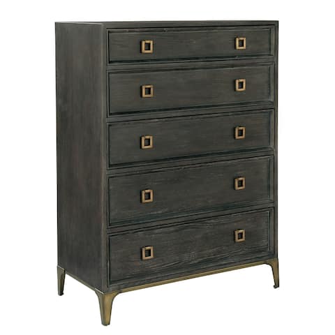 Solid Wood Five-drawer Bedroom Chest - Edgewater