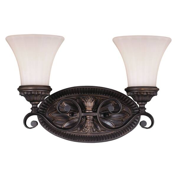 Shop Avenant 2 Light Bronze Bathroom Vanity Fixture 15 25 In W X