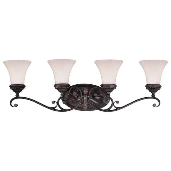 Shop Avenant 4 Light Bronze Bathroom Vanity Fixture 33 5 In W X