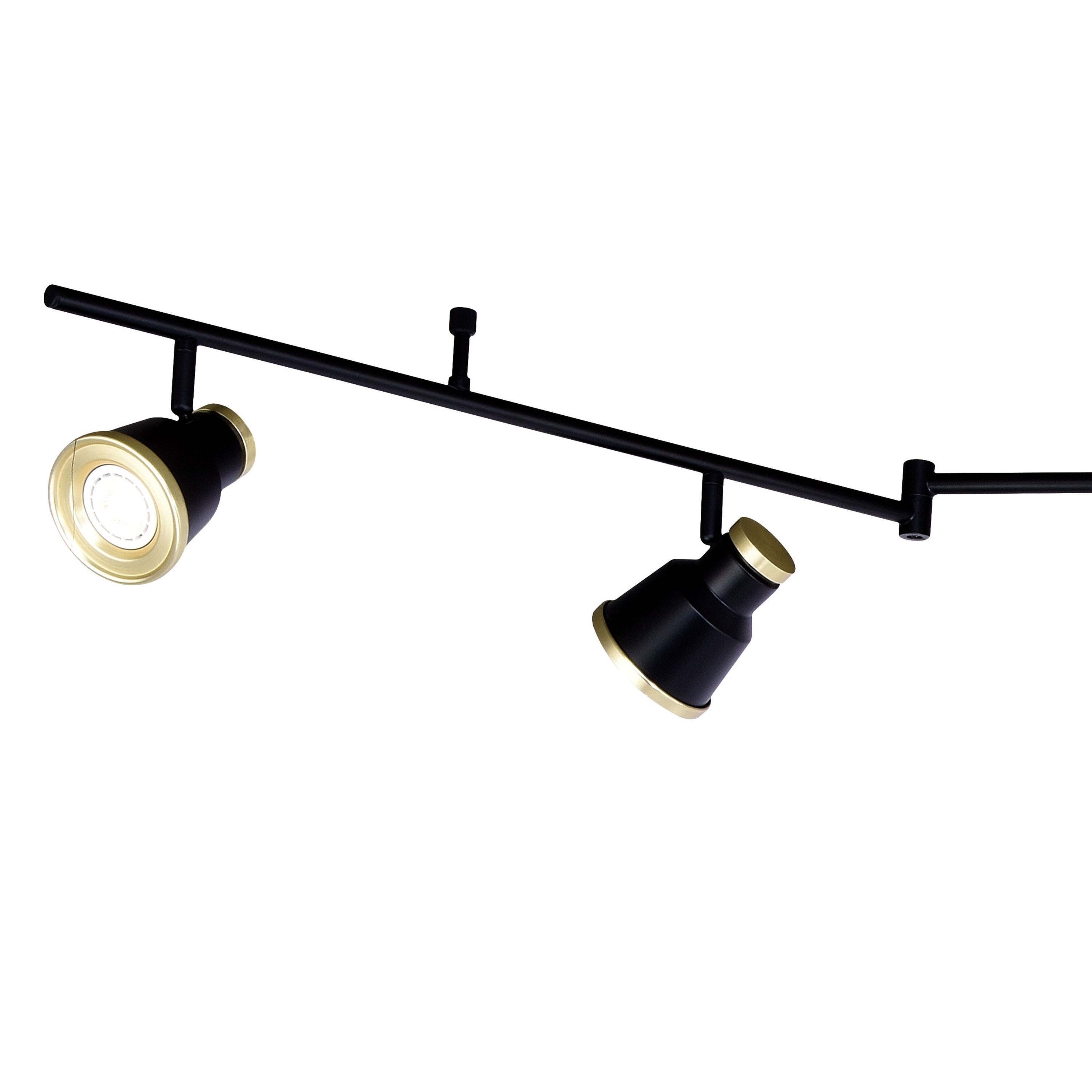 Shop Fairhaven 6 Light Led Black Urban Loft Swing Arm Ceiling Spot