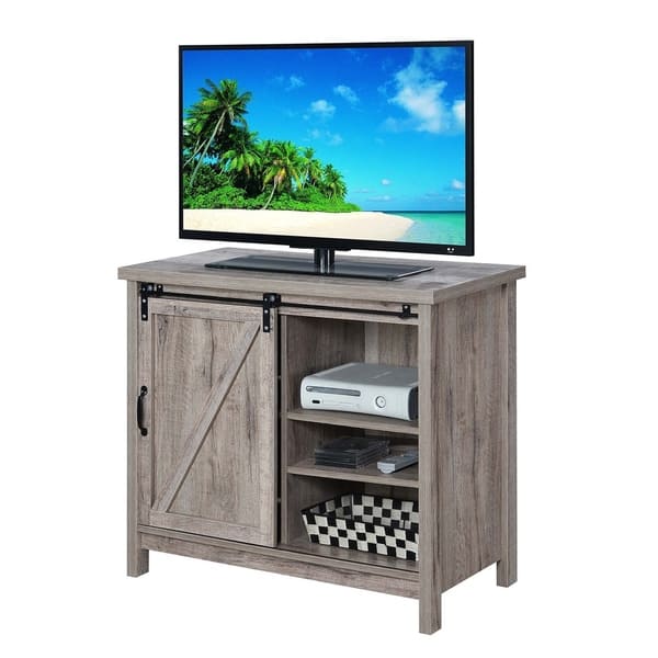 Shop The Gray Barn Jensen Highboy Barn Door Tv Stand Free