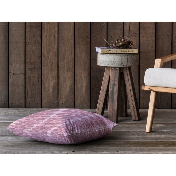 XRAY SHIBORI FUSCHIA Floor Pillow By Kavka Designs