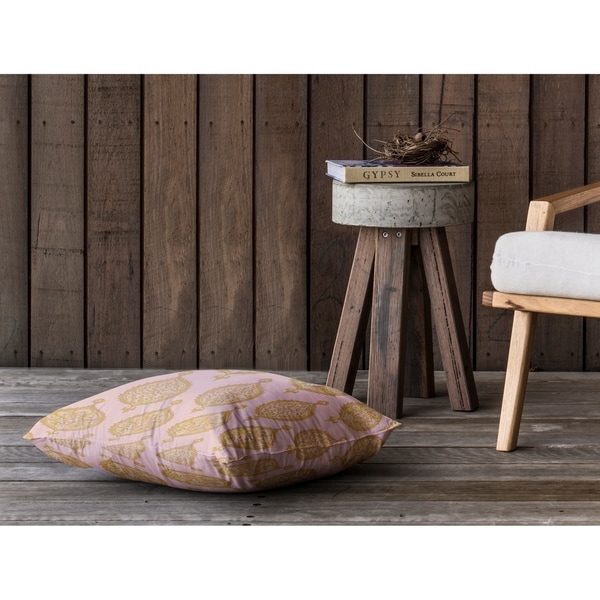 ENDANA MUSTARD Floor Pillow By Kavka Designs