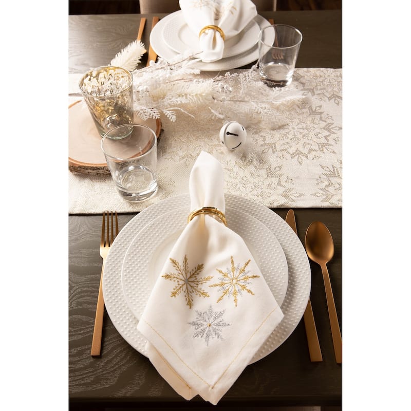 DII Winter Sparkle Table Runner