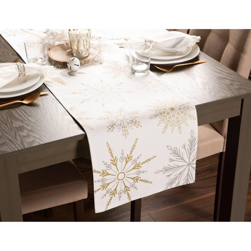 DII Winter Sparkle Table Runner