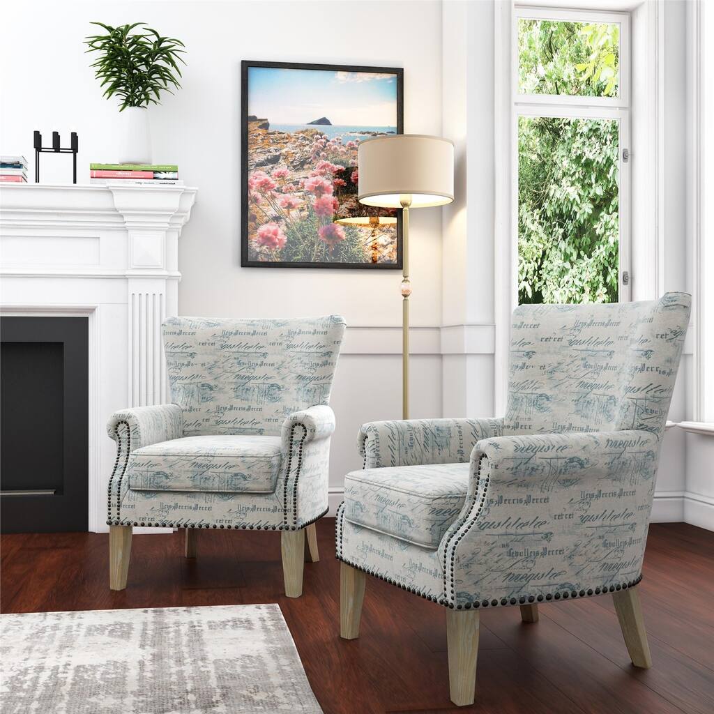 Avenue Greene Derek Nail Head Accent Chair
