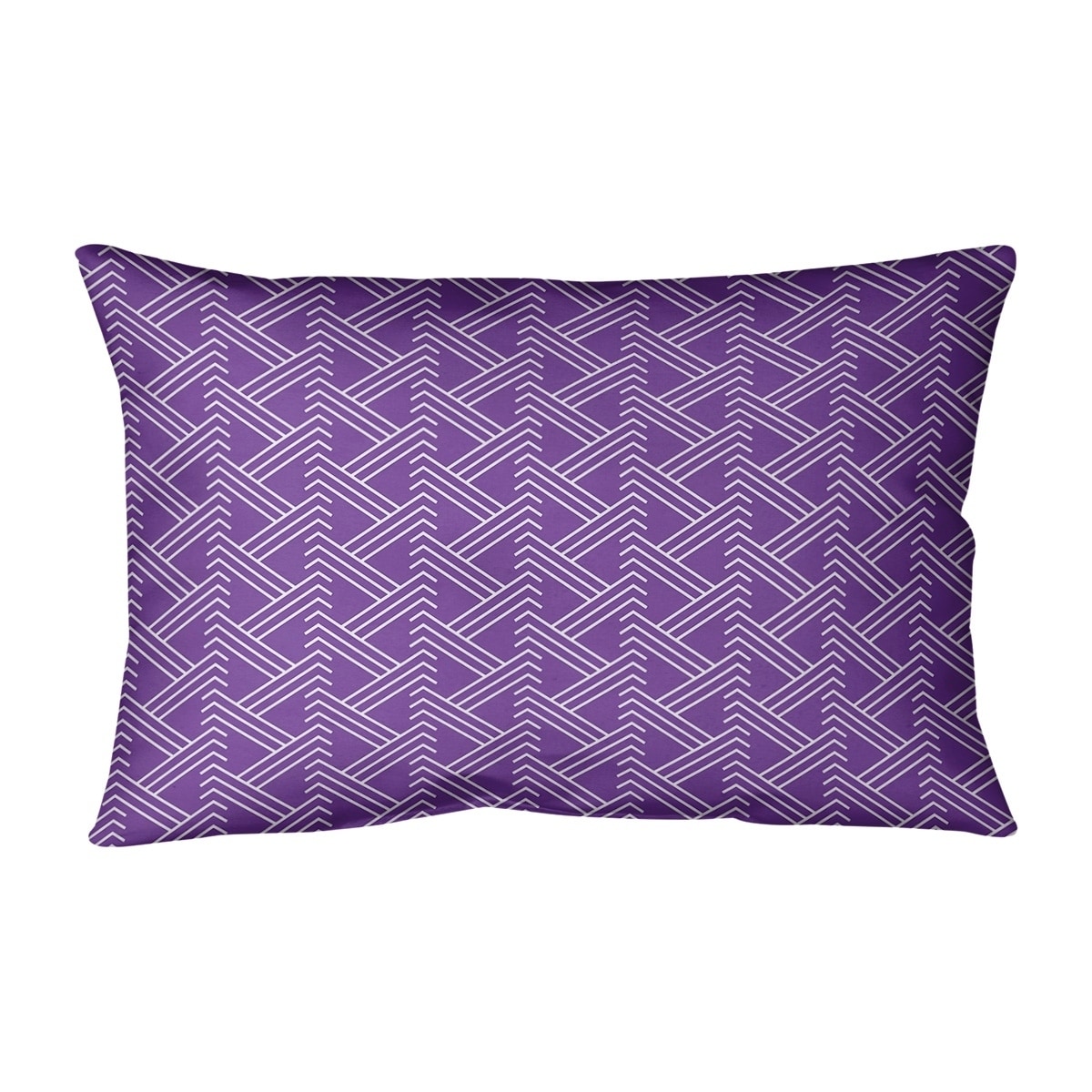 Zigzag Faux Fur Bed Rest Pillow