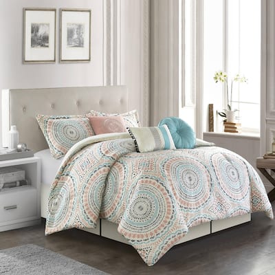Nanshing Laylani 7-Piece Medallion Comforter Set