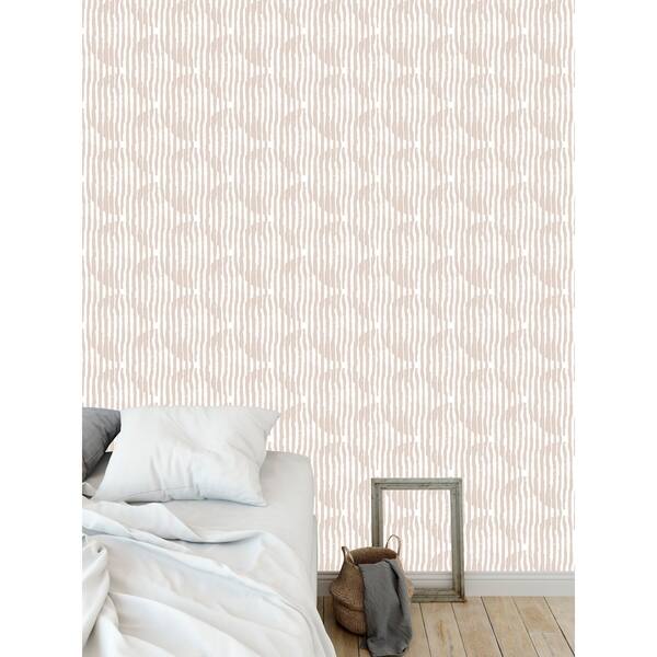 ZEN CIRCLES BLOCK PRINT NEUTRAL Wallpaper By Kavka Designs - 24X48 ...