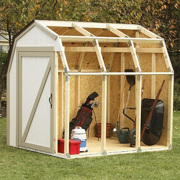 Shop 2x4basics Shed Kit with Barn Roof - Free Shipping Today ...