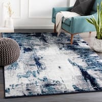 Cooke Industrial Abstract Area Rug