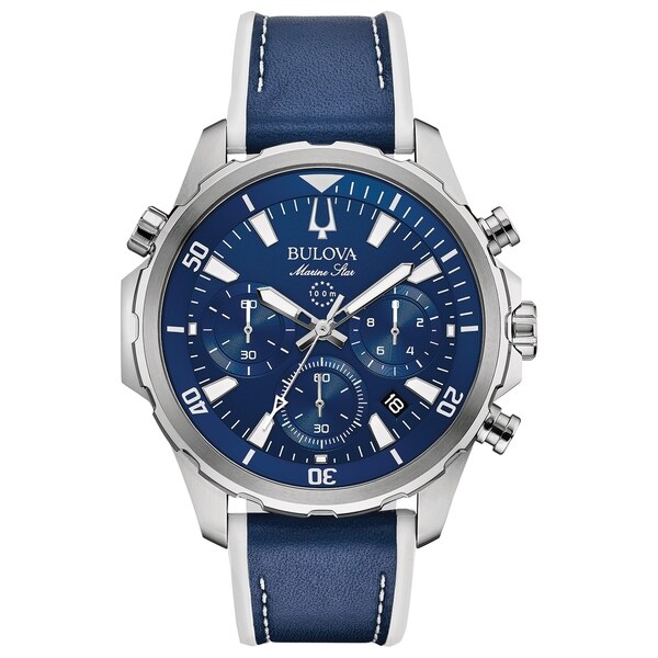 bulova blue strap