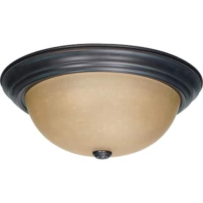 3-Light 15 In. Flush Fixture